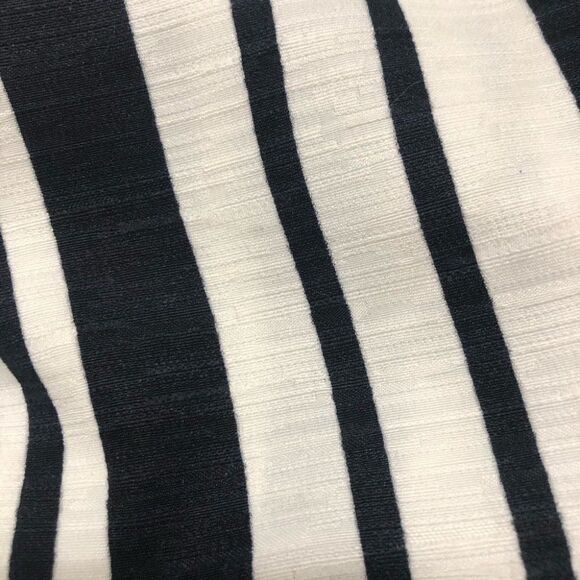 ASOS DESIGN Curve Black and White Striped Midi Dress With Pockets size 6 - Picture 11 of 15